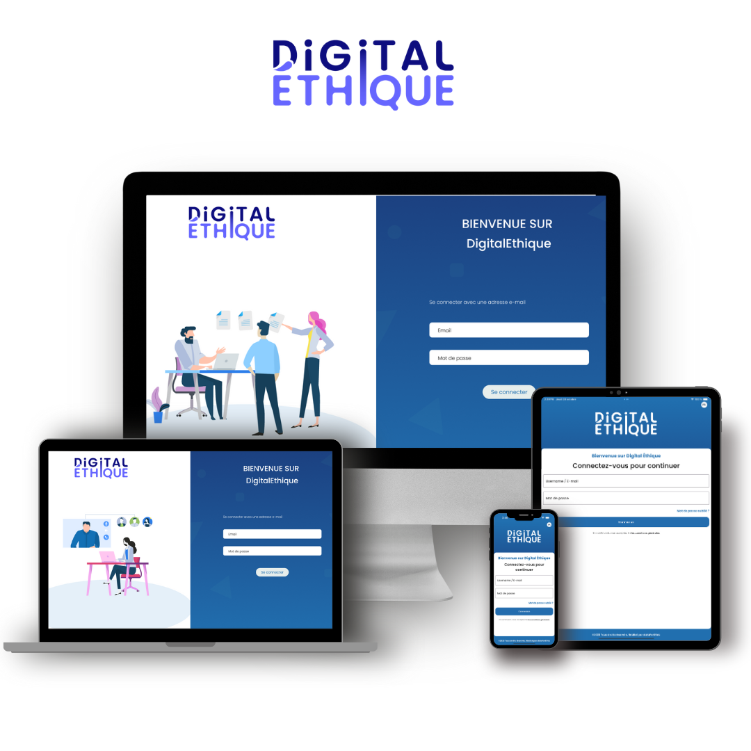 Interface login digitalethique